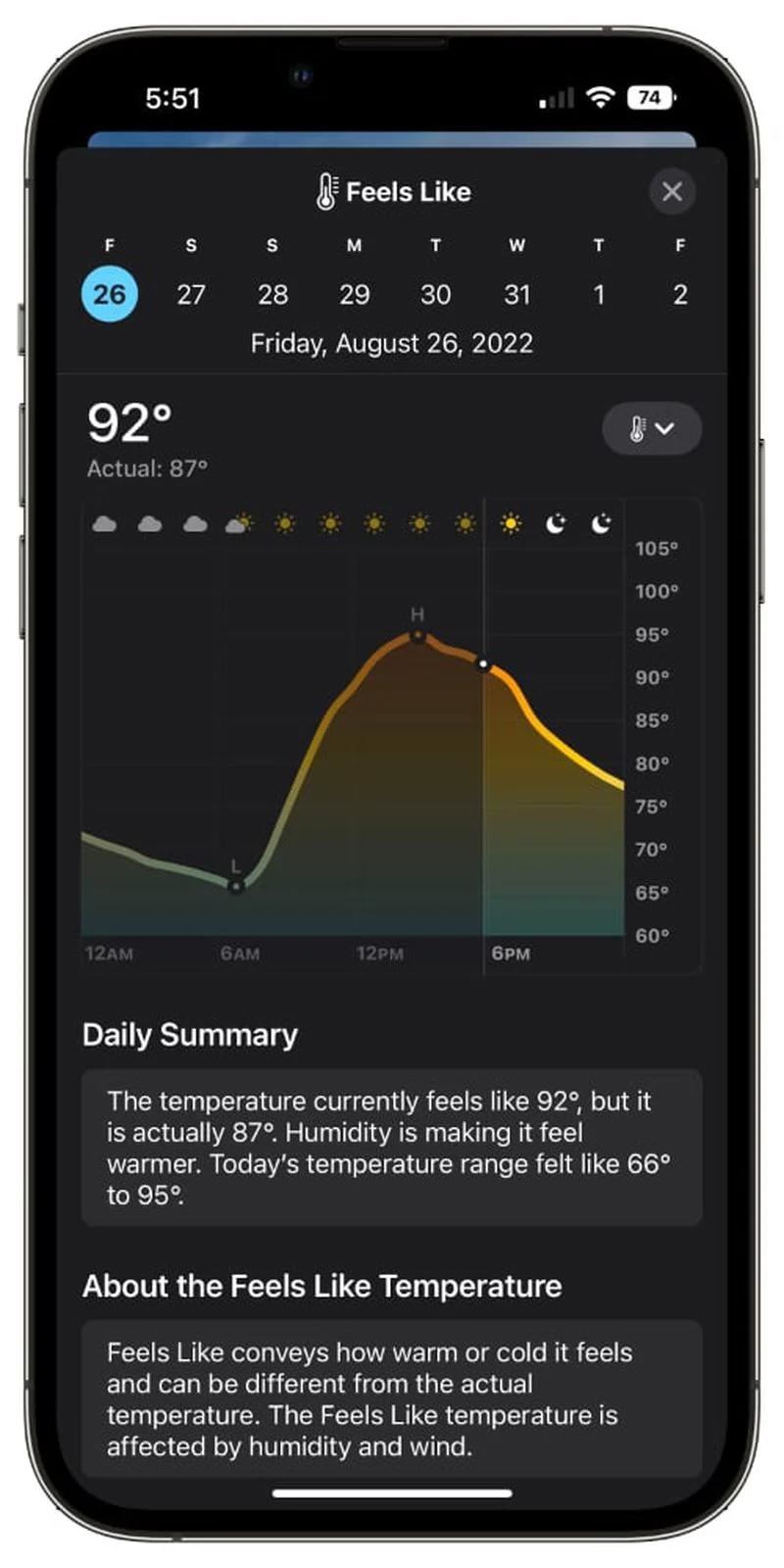 iOS 16的天气应用有哪些新功能？插图5