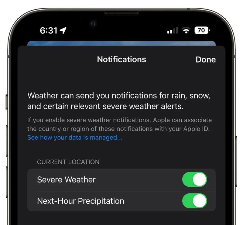 iOS 16的天气应用有哪些新功能？插图12