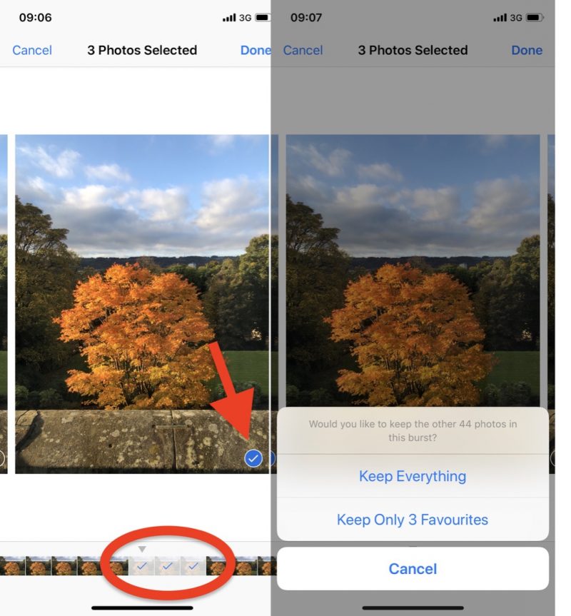 如何在 iPhone 和 iPad 上拍摄连拍照片？如何保存单张照片？插图7