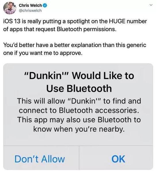 更新 iOS 13 后，不少 App 提示蓝牙权限申请是什么情况？插图1
