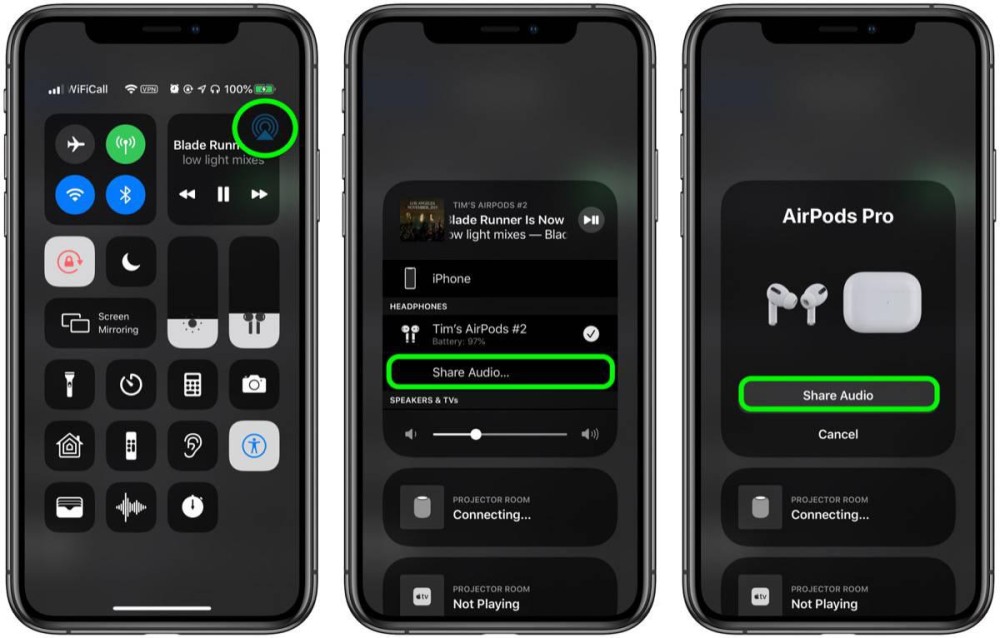 如何在 iPhone 上通过「音频共享」功能同时连接两副 AirPods Pro？插图1