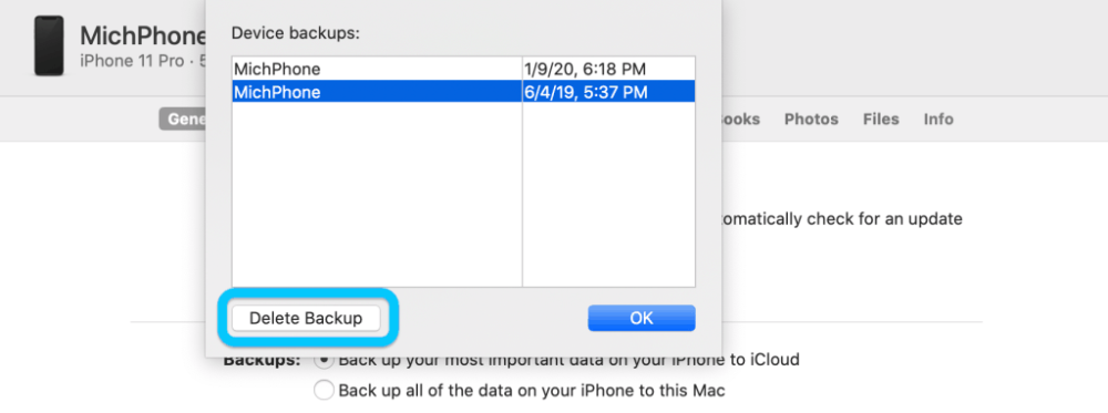 如何在 macOS Catalina 中删除 iPhone 备份文件？插图3