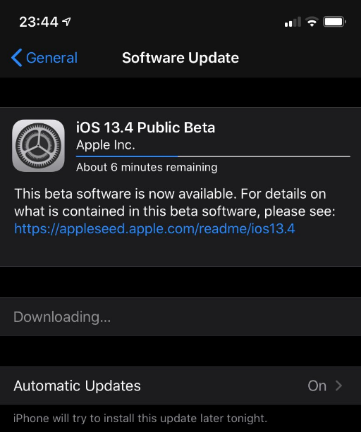 iOS 13.4 公测版更新内容及升级方法插图1