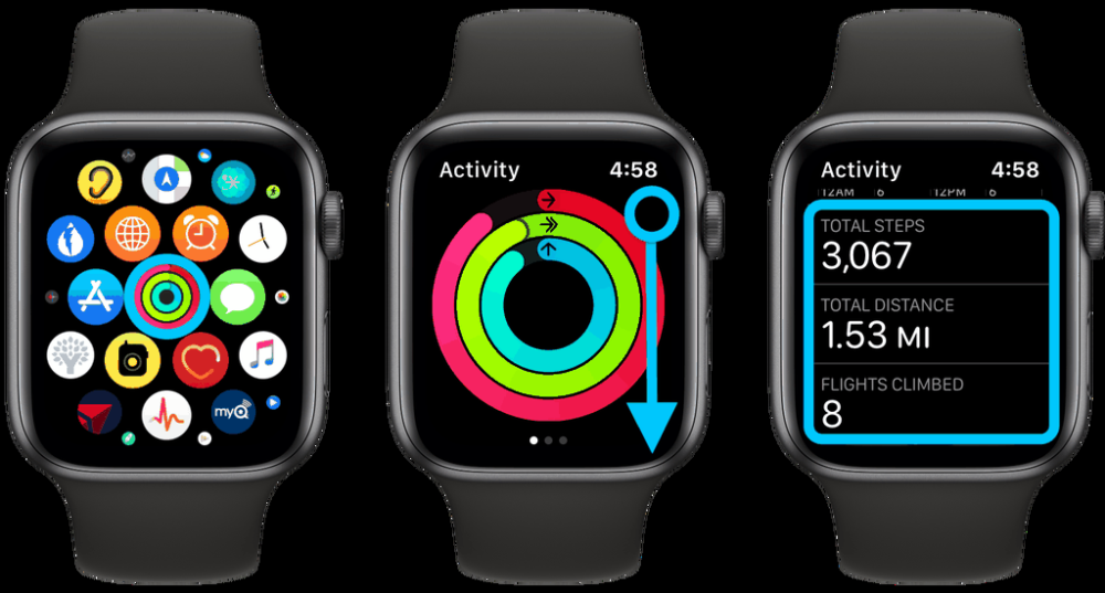 如何在 Apple Watch 上追踪步数、距离及爬楼层数？插图1