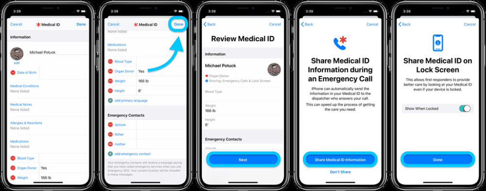 iOS 13.5 教程：如何在 iPhone 上设置或更新医疗急救卡？插图3
