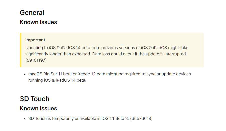 iOS 14 并未移除 3D Touch 功能，苹果官方：暂时不可用插图1