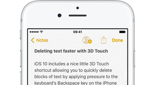 3D Touch如何快速删除大段文字插图1