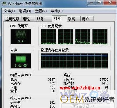 windows7系统下cpu使用率忽高忽低的解决方法