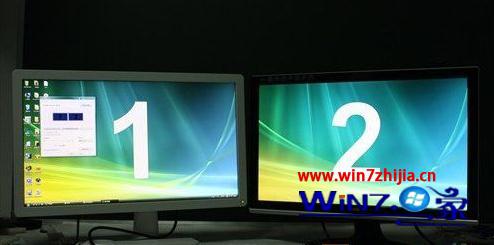 win7系统怎么设置双屏显示 win7电脑双屏显示功能使用方法
