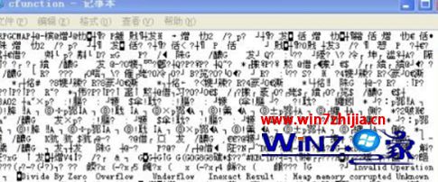 Win7系统打开记事本乱码怎么办 win7记事本乱码的解决方法