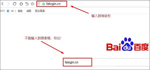 win10笔记本无法打开falogin.cn怎么办?