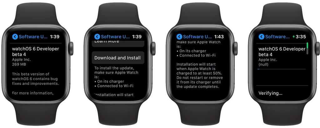 watchOS 6：如何直接在 Apple Watch 上 OTA 更新系统？
