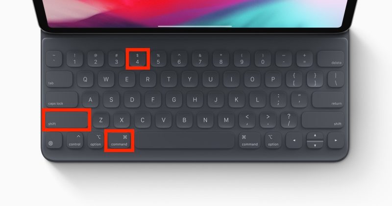 如何使用键盘快捷键快速获取 iPad 屏幕截图？