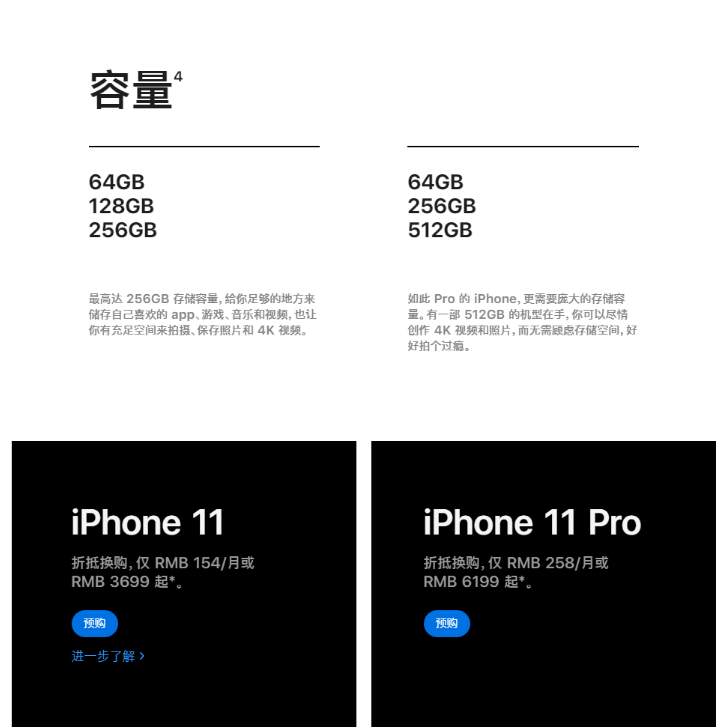 一图看懂iPhone 11/11 Pro的同与不同