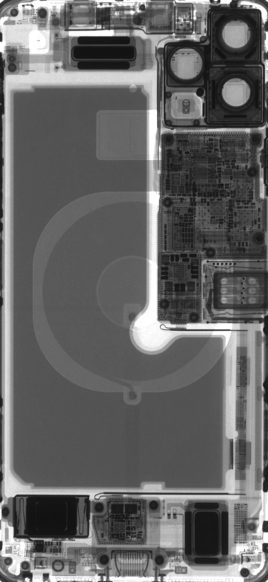 壁纸汇 | iPhone 11 系列内部结构及 X 光透视图（全尺寸）壁纸