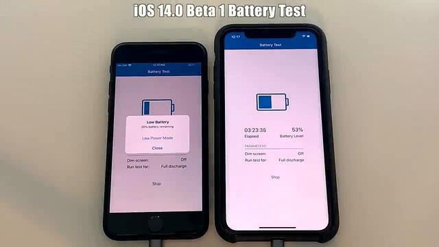 iPhone SE 与 iPhone 11 升级 iOS 14 后续航测试：电池续航有提升