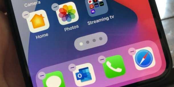 iOS 14中如何清理主屏幕上的应用程序？