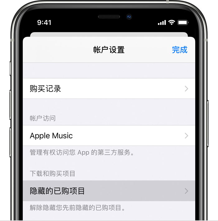 iPhone 12 如何隐藏 App Store 已购项目？