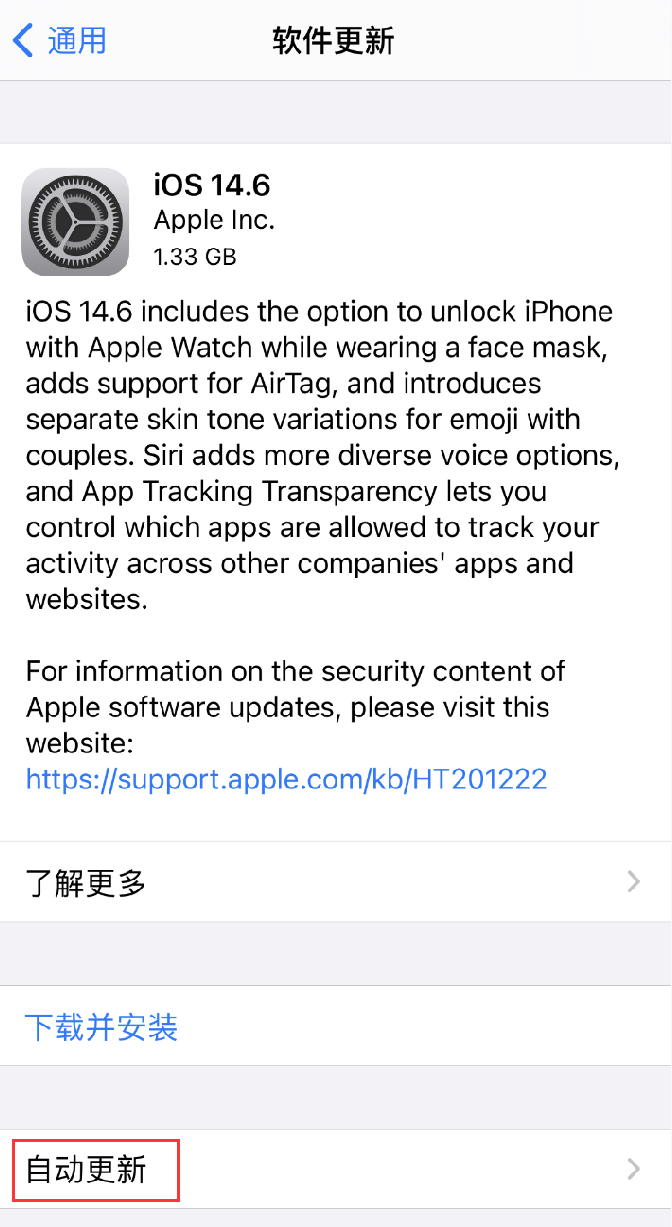 如何在 iPhone 12 上关闭自动更新？