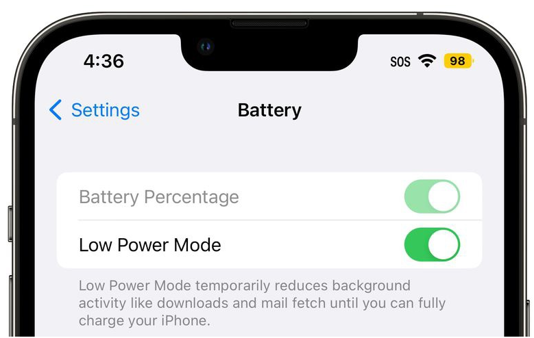 iOS 16 Beta 6电池百分比显示和Beta 5有什么不同？