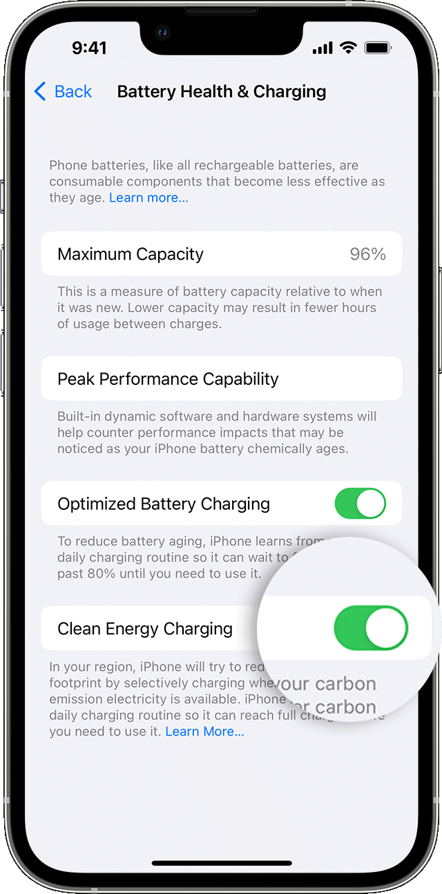iOS 16.1正式版清洁能源充电功能怎么用？