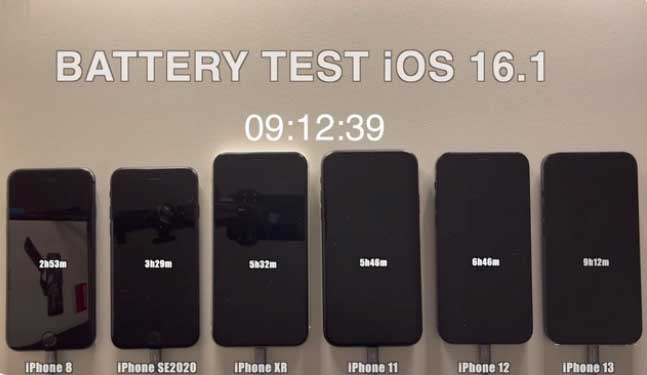 iOS15.7、iOS16、iOS16.1哪个系统续航更好？