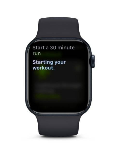 如何在 Apple Watch 上通过语音开始锻炼？