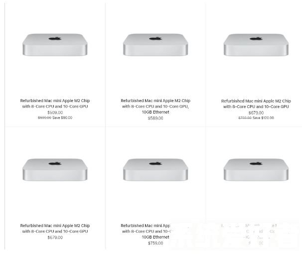 苹果发布搭载M2处理器的Mac mini，翻新商店首次上线